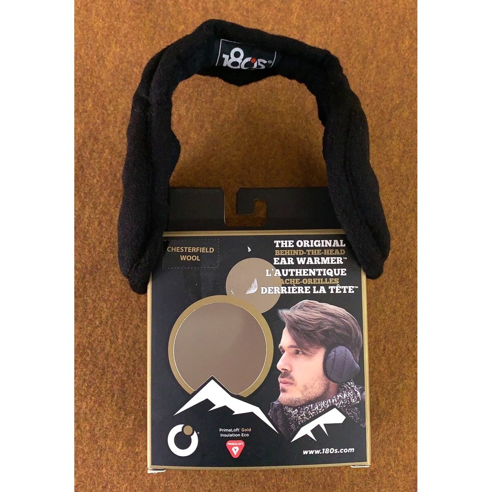 180s Men's One Size Chesterfield Wool Behind-the-Head Ear Warmer NWT